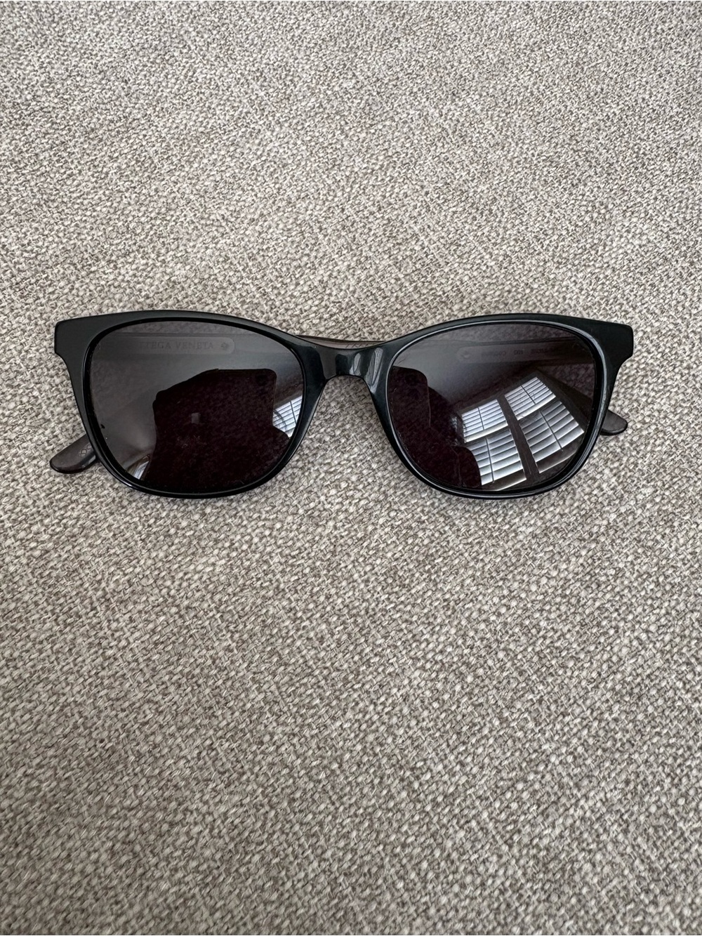 Bottega Veneta Black Acetate Eyeglasses/Sunglasses Frames BV0024O Made in Japan